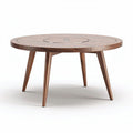 Round Wooden Coffee Table for Living Room Use – 90 x 90 x 75cm