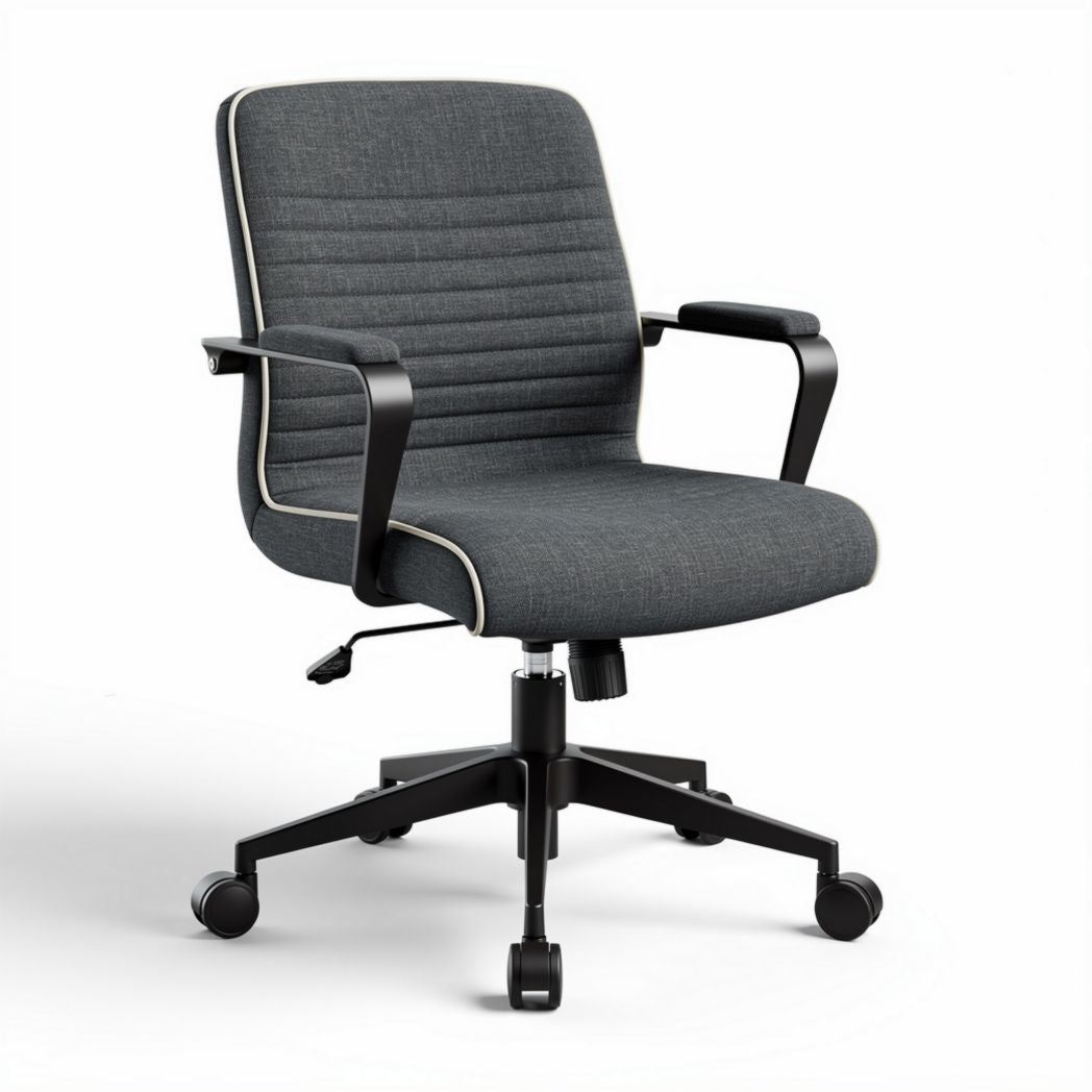 Office Rolling Chair for Comfortable Seating – Fabric and Metal – 45 x 60 x 90cm