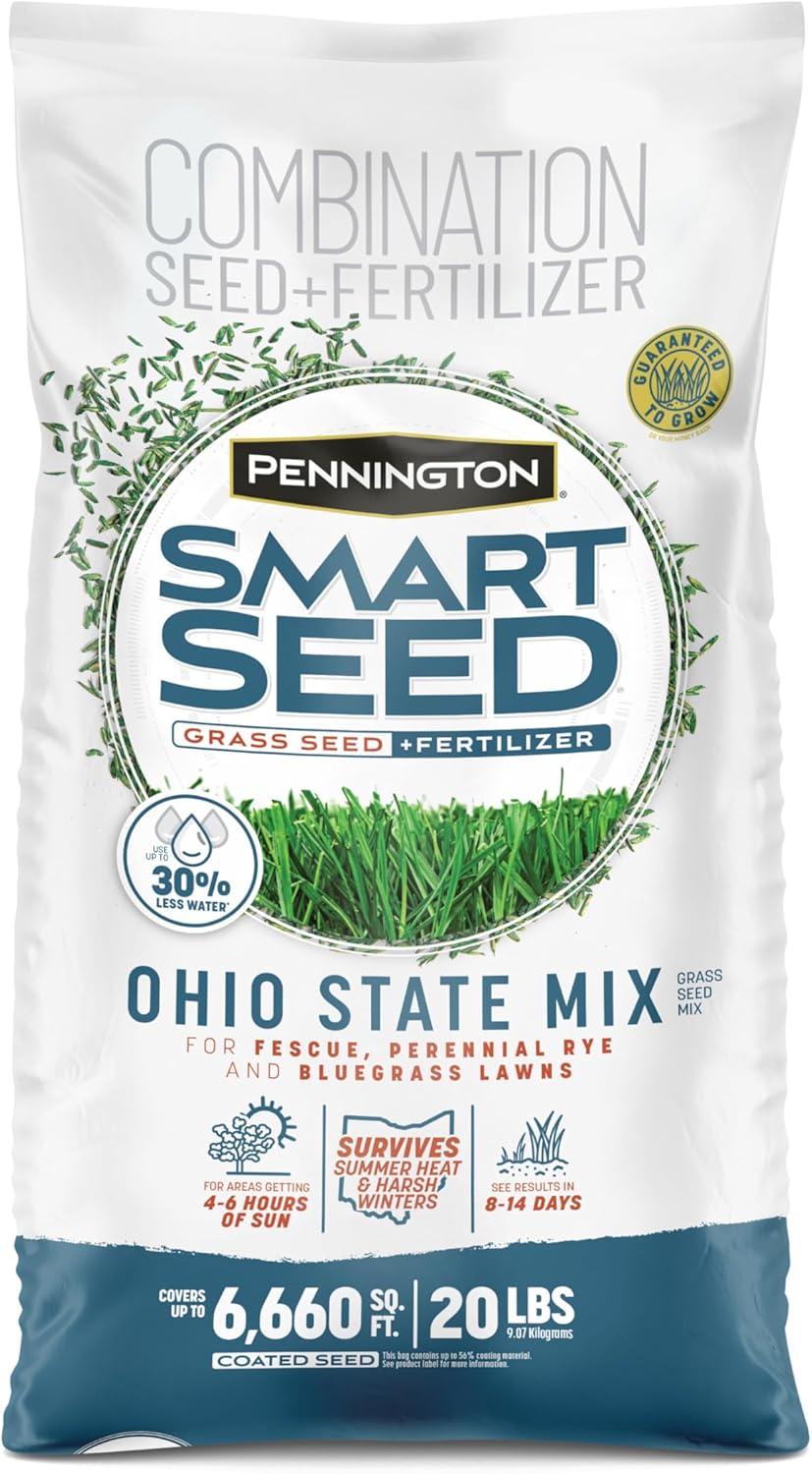 Pennington Smart Seed Ohio State Grass Mix 7 lb(OHIO STATE MIX, 20lb)