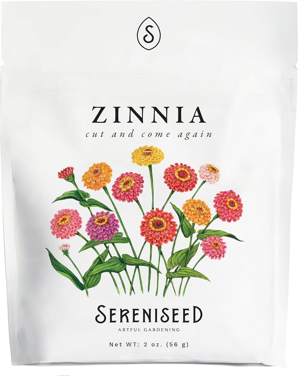 Sereniseed Cut and Come Again Zinnia Seeds (2 oz)