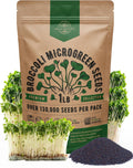 Organo Republic Broccoli Sprouting  Microgreens Seeds - Non-GMO, Heirloom Sprout Seeds Kit, 1lb Resealable Bag for  Growing Microgreens in Soil, Coconut Coir, Aerogarden  Hydroponic