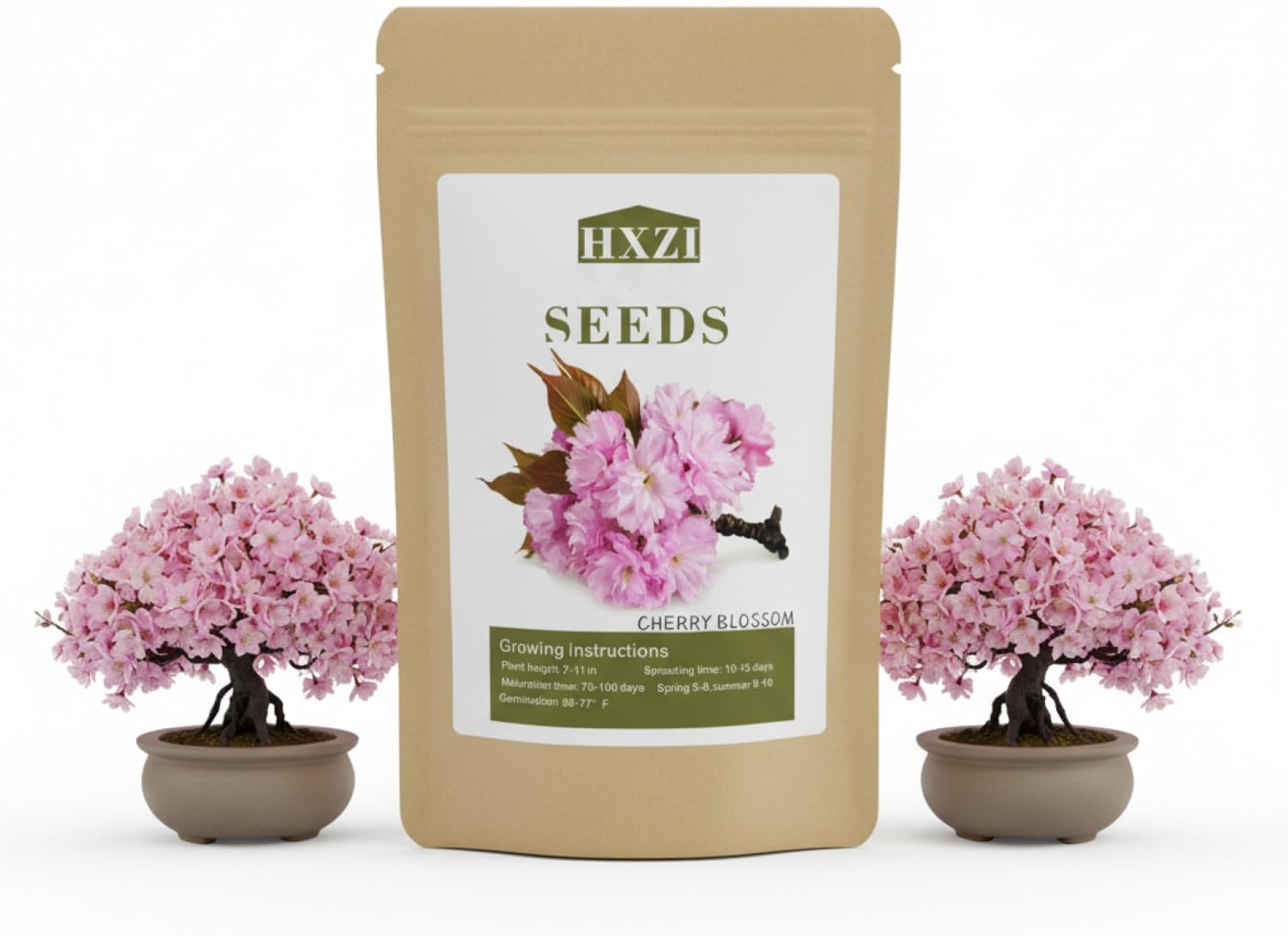 Japanese Cherry Blossom Seeds, Bonsai Seeds, Pack of 30 Bonsai Tree Seeds