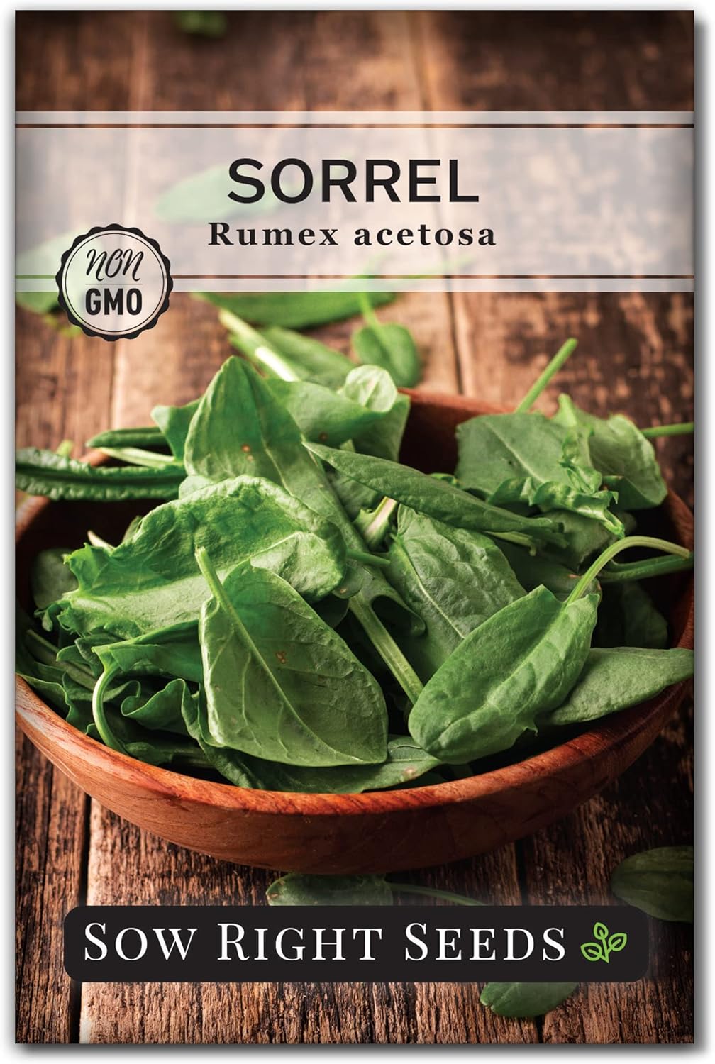Sow Right Seeds - Sorrel Seed for Planting - Culinary Herb to Plant in Your Home Herb Garden - Indoors or Outdoors - Zesty and Nutritious Leafy Green - Non-GMO Heirloom Seeds - A Great Gardening Gift