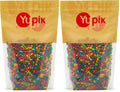 Yupik Kimmie Sunbursts, Colorful Chocolaty Sunflower Seeds, 2.2 lb (35.2 oz), Gluten-Free, Kosher, Sunflower Seeds in Chocolaty Candy Coating, Source of Fiber, Ideal for Parties, Baking  Gifts(2.2 Pound (Pack of 2))