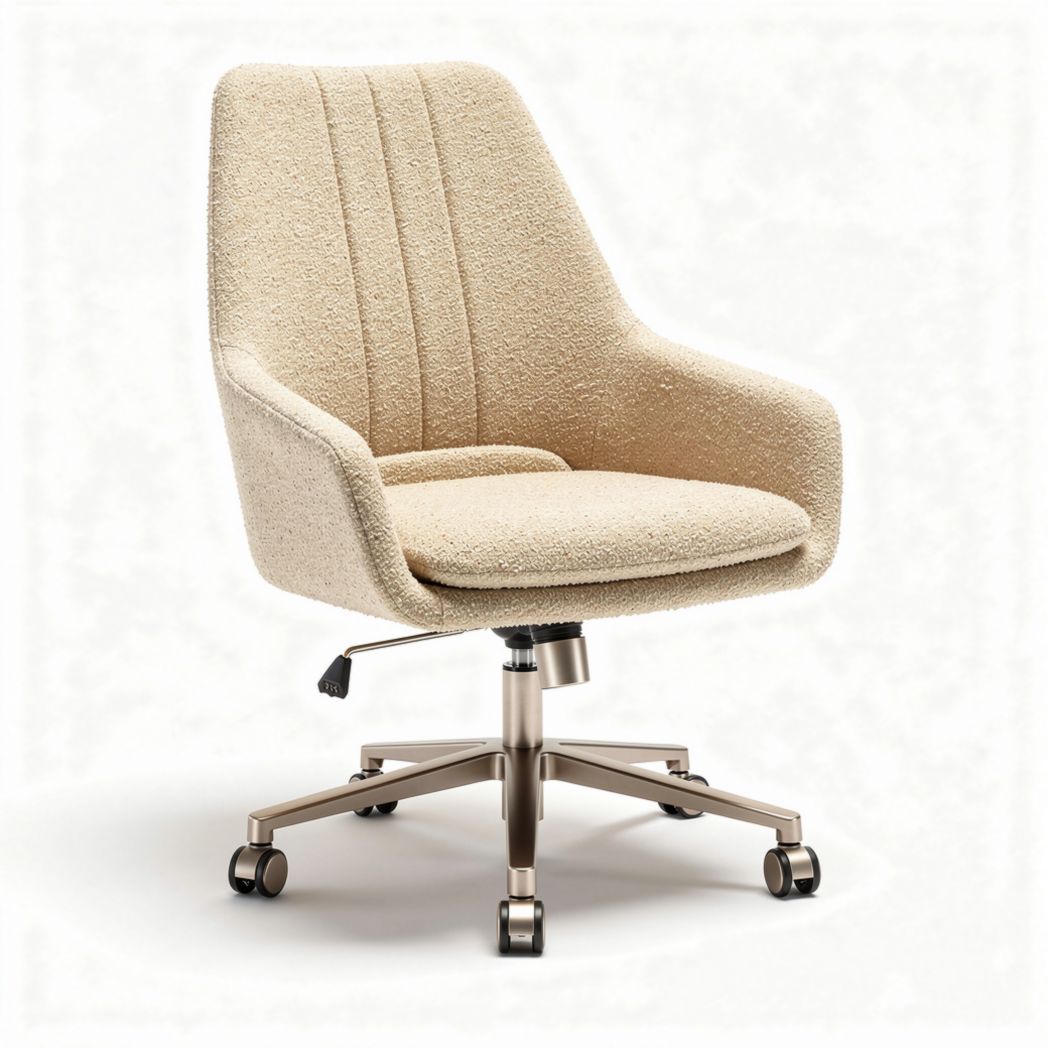 Fabric Office Chair with Adjustable Height for Workspaces – 60 x 60 x 90cm