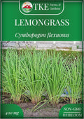 TKE Farms  Gardens - Lemongrass Seeds for Planting, Over 750 Non-GMO Seeds, Grow Indoors  Outdoors for Fresh Herbs Year Round, Easy-to-Grow Aromatic Herb for Cooking, Teas  Wellness